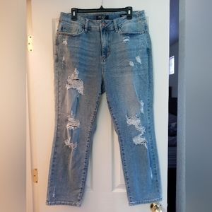 Judy Blue High Waisted Distressed Boyfriend Jeans